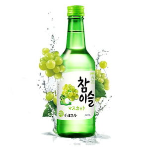 JINRO チャミスル マスカット焼酎 360ml×1本リキュール マスカット味 フルーツ焼酎 韓国お酒 韓国食品