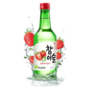 JINRO チャミスルストロベリー焼酎 リキュール 360ml×1本リキュール いちご味 フルーツ焼酎 韓国お酒 韓国食品