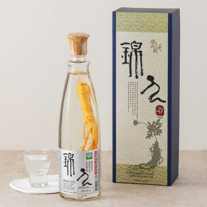 楽天市場】錦山人参酒 720ml×1本高麗人参酒 薬酒 韓国酒 韓国食品 楽 