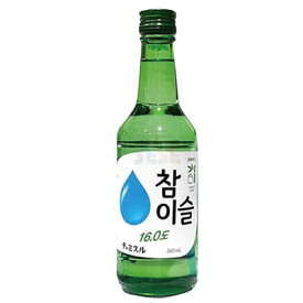 JINRO チャミスル16°焼酎 360ml×1本・アルコール16％韓国焼酎 韓国酒 韓国食品