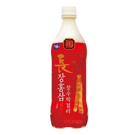 『ソウル長寿』長紅参マッコリ｜米マッコリ (750ml・PET)お酒 紅参マッコリ ソウルマッコリ 米酒 発酵酒 伝統酒 韓国酒 韓国お酒 韓国食品マラソン ポイントアップ祭