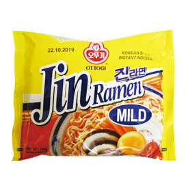 『オットギ』ジンラーメン（120g×1個・マイルド味）牛骨スープ 韓国ラーメン インスタントラーメンマラソン ポイントアップ祭