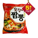 農心 オジンオチャンポン 124g×5個入りパック ■1個当190円 NONG SHIM 辛い イカチャンポンラーメン 韓国ラーメン インスタントラーメン 韓国食品