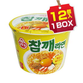 【まとめ買いがお得★1個当り246円】『オットギ』チャムケラーメン |ごまラーメン カップ麺(1BOX=110g×12個入)オトッギ 韓国ラーメン インスタントラーメン カップ麺マラソン スーパーセール