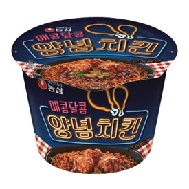 『農心』ヤンニョムチキン カップ麺（122g×1個・499kcal)ノンシム NONG SHIM カップラーメン 韓国ラーメン インスタントラーメン 韓国食品マラソン ポイントアップ祭