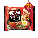 パルド トゥンセラーメン 激辛 120g×5個入りパック ■1個当り220円 Paldo 韓国ラーメン インスタントラーメン 韓国食品