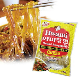 『ファミ』太い(平麺)春雨 | 平たい唐麺(1kg)チャップチェの麺 タンミョン チャプチェ 春雨 麺料理 韓国料理 韓国食品＼太くてしっかりとした食感／マラソン ポイントアップ祭