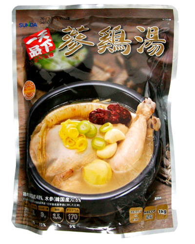 『天下一品』参鶏湯|サムゲタン(1kg)レトルト お粥 韓国料理 韓国食材 韓国食品マラソン ポイントアップ祭 | 八道韓国食品