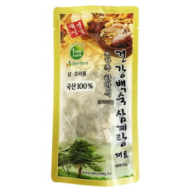 『テヨン食品』参鶏湯用漢方材料(100g・ティーパック、約3〜4人前) 韓国産100％材料 サムゲタン サムゲタン材料 参鶏湯材料 韓国食材 韓国料理 韓国食品マラソン ポイントアップ祭