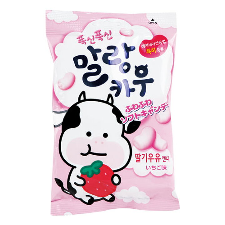 楽天市場 ロッテ マランカウ いちご味 63g マシュマロキャンディ ふんわり食感チューインキャンディー 韓国お菓子 韓国食品マラソン ポイントアップ祭 スーパーセール 八道韓国食品