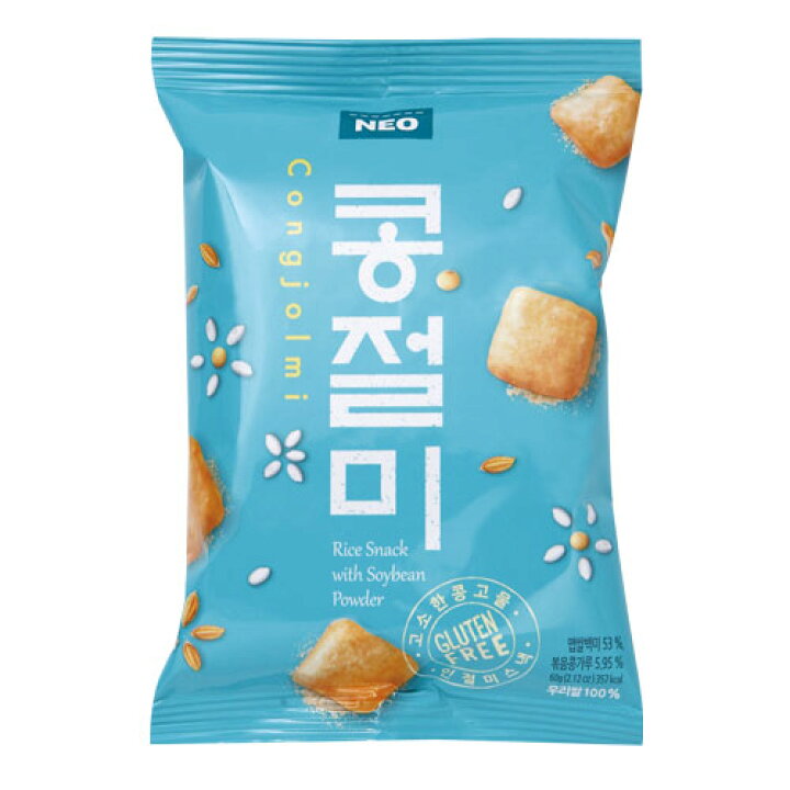 楽天市場 ネオ コンジョルミ グルテンフリー 60g 米スナック せんべい 韓国お菓子スーパーセール ポイントアップ祭 八道韓国食品
