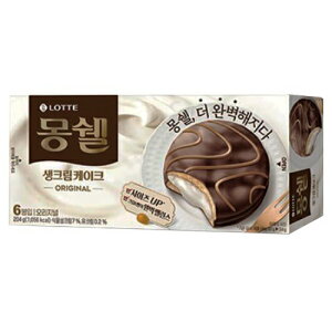 LOTTE �����V�F�� �N���[���P�[�L �I���W�i���� 204g (34g×6��) ���b�e �v���~�A���N���[���P�[�L �`���R���[�g�P�[�L �؍����َq �؍��H�i