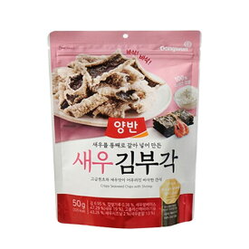 セウキンブガック　ヤンバン 海老のり天(50g) キムブガクえび味 スナック 海苔 エビ 揚げ 韓国のり『両班』おつまみ 韓国お菓子 キムブガック マラソン ポイントアップ祭