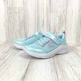 スケッチャーズ スニーカー ランニングシューズ SKECHERS SOLE SWIFTERS ソール スウィフターズ キッズ靴 子供靴 靴 シューズ スニーカー キッズシューズ 運動靴 通学 メッシュ クッション性 軽量 ストレッチ 洗濯機洗い可能 人気 ブランド アクア 水色 303563L