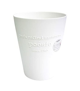 八幡化成 ポエジー ダストビン ゴミ箱 3307 5L ホワイト