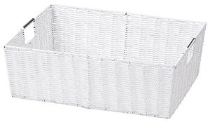���ǂ�Y��(Tidorisangyou) ���[�{�b�N�X �z���C�g 50X37Xh17cm PE�o�X�P�b�g 58-14WH