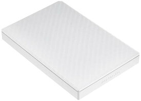アイ・オー・データ USB 3.1 Gen 1対応ポータブルハードディスク「高速カクうす」セラミックホワイト 1TB 日本メーカー HDPT-U