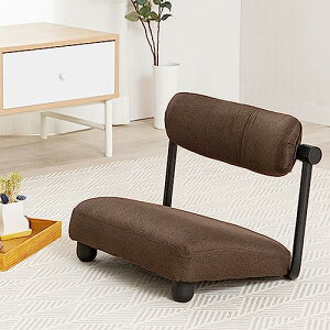 ドウシシャ ノセルチェア 座椅子 コンパクト 回転背もたれに背中をのせるから長時間座っても疲れにくい 腰が痛くならない 姿勢が良くなる椅子 キャ