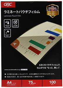 GBC ~l[gtB 75~N A4 100 LFM-R075A4