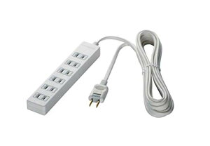 �o�b�t�@���[ BUFFALO 2�s���d���^�b�v 6�� ���T�[�W�K�[�h 3m �z���C�g BSTAPSG2630WH