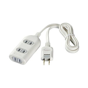 �o�b�t�@���[ BUFFALO 2�s�����d���^�b�v 3���^�C�v �V���b�^�[�t 3m �z���C�g BSTAPSH2330WH