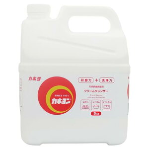 カネヨ石鹸 【大容量】 カネヨン特大サイズ 5kg ミントの香り 業務用 クリームクレンザー 日本製