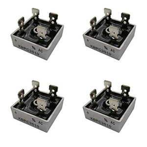 HUABAN 4�� KBPC3510 �V���R���u���b�W�����_�C�I�[�h 35A 1000V �P�� �S�g 35 Amp �A���v 1000 Volt