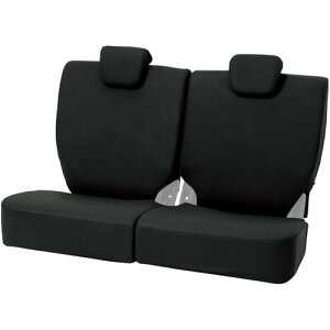 ボンフォーム(BONFORM) シートカバー カラードカバー 軽リヤ分割用 ブラック 4055-27-08