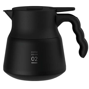 HARIO(�n���I) V60 �ۉ��X�e�����X�T�[�o�[ PLUS 600 �ۑ��\�e��600 �u���b�N VHSN-60-B
