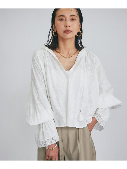 楽天市場】【SALE／59%OFF】【RIVE DROITE】カットジャガードブラウス 