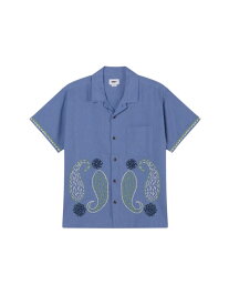 【WHO'S WHO gallery】SHORT SLEEVE SHIRT PAL GROUP OUTLET パル グループ アウトレット トップス シャツ・ブラウス ベージュ ブルー【送料無料】[Rakuten Fashion]