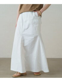 【Loungedress】ミリタリーカーゴスカート PAL GROUP OUTLET パル グループ アウトレット スカート ロング・マキシスカート ホワイト【送料無料】[Rakuten Fashion]