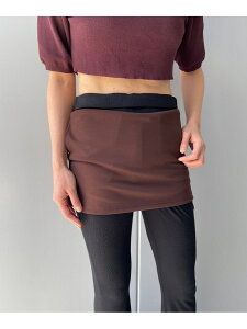 �ySALE�^71%OFF�z�yPasterip�zMini skirt & shorts PAL GROUP OUTLET �p�� �O���[�v �A�E�g���b�g �X�J�[�g �~�j�X�J�[�g �u���E���yRBA_E�z�y���������z[Rakuten Fashion]