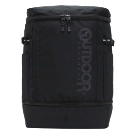 アウトドア プロダクツ リュック メンズ レディース 大容量 40L OUTDOOR PRODUCTS リュックサック 2層式 A4 B4 スクール バッグ 男子 女子 通勤 通学 中学生 高校生 学校 部活 学生 PC収納 タブレット 人気 カジュアル ブラック 遠征 合宿 22469025