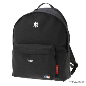 ManhattanPortage マンハッタンポーテージ リュック 限定モデル MLB コレクション 正規品 リュックサック デイパック バックパック 黒 軽量 A4 メンズ レディース 通勤 通学 Big Apple Backpack MLB YANKEES MP1211MLBYANKEES