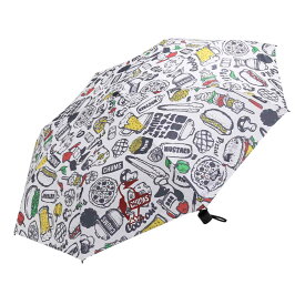 CHUMS チャムス Booby Foldable Umbrella ブービーフォーダブルアンブレラ メンズ レディース 傘 正規品 折りたたみ傘 かさ レイングッズ 雨傘 総柄 カラフル 可愛い おりたたみ お出かけ 予備 置き傘 コンパクト 軽量 手動式 CH62-1820
