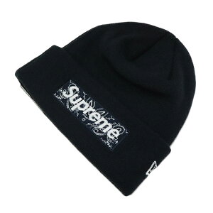 Supreme × New Era / シュプリーム ニューエラBox Logo Beanie / ボックス ロゴ ビーニーNavy / ネイビー 紺2019AW 正規品 新古品【中古】