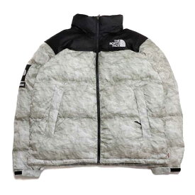 Supreme x THE NORTH FACE / シュプリーム ノースフェイスPaper Print Nuptse Jacket / ペーパー プリント ヌプシ ジャケット【ND91806I】Paper Print / ペーパー プリント2019AW 正規品 新古品【中古】