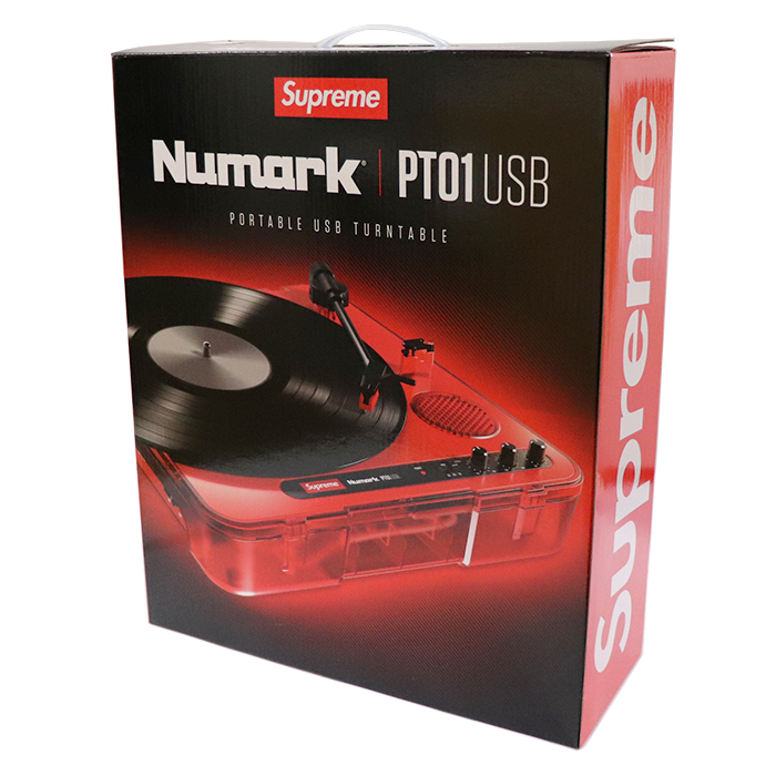 Supreme x Numark / シュプリーム ヌマークPT01 Portable Turntable/ ポータブル ターンテーブルRed /  レッド 赤2020SS 国内正規品 新古品【中古】 | PALM　NUT