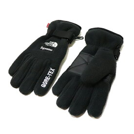 Supreme x THE NORTH FACE /シュプリーム ザ ノースフェイスRTG Fleece Gloves / フリース グローブ【NM61964I】Black / ブラック 黒2020SS 正規品 新古品【中古】