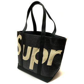 Supreme / シュプリームRaffia Tote / ラフィア トート バッグBLACK / ブラック 黒2020SS 正規品 新古品【中古】