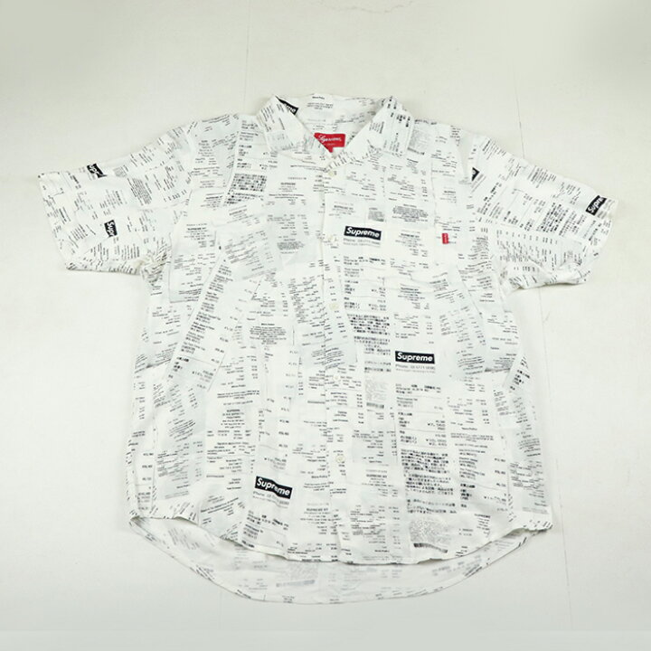 楽天市場】Supreme / シュプリームReceipts Rayon S/S Shirt  
