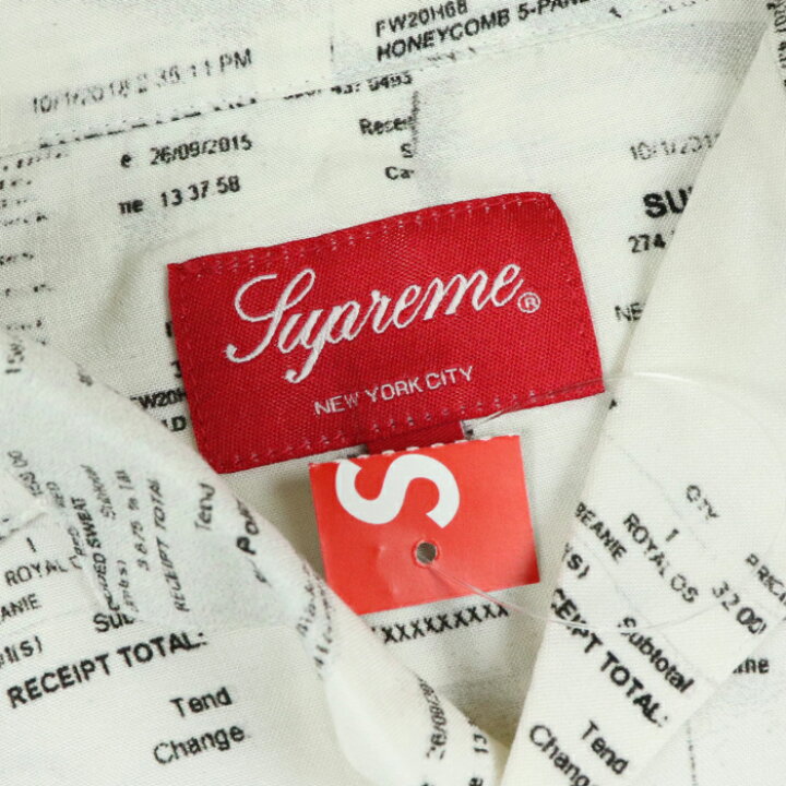 楽天市場】Supreme / シュプリームReceipts Rayon S/S Shirt 