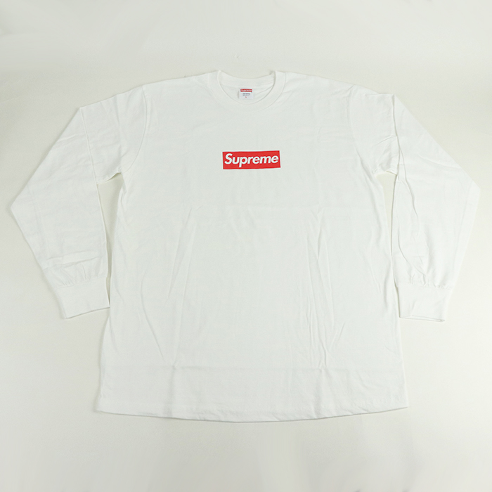 Supreme   シュプリーム  <br>Box Logo L S Tee   ボックスロゴ Tシャツ<br>White   ホワイト 白<br>2020FW 国内正規品 新古品