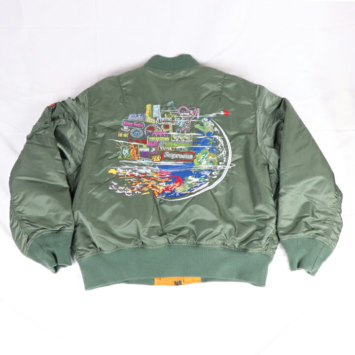 楽天市場】Supreme/ シュプリーム Globe MA-1 Jacket/ グローブ MA-1 