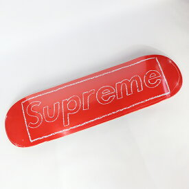 Supreme × KAWS シュプリーム × カウズChalk Logo Skateboard Deck / チョーク ロゴ スケートボード　デッキRed / レッド 赤 2021SS 国内正規品 新古品【中古】