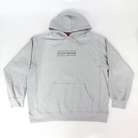 Supreme × KAWS シュプリーム × カウズChalk Logo Hooded Sweatshirt /チョーク ロゴ フーディ スウェット シャツ パーカーGrey / グレー2021SS 正規品 新古品【中古】