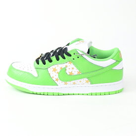 2021SS Supreme × Nike SB Dunk Low /シュプリーム ナイキ ダンク ロウLime Stars / ライム スター 緑【DH3228-101】正規品 新古品【中古】