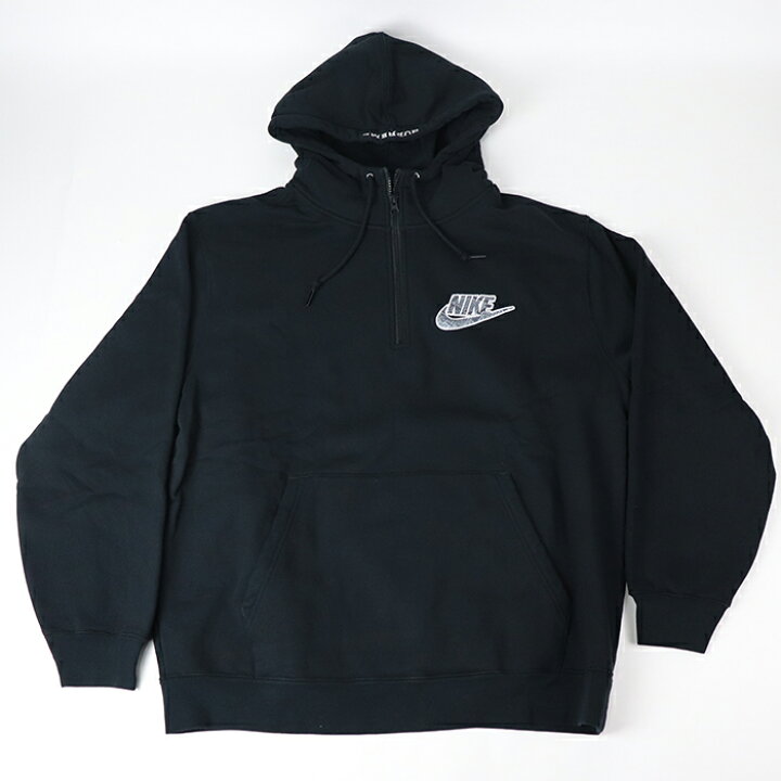 Nike Half Zip Hooded Sweatshirt Black ナイキ ハーフ ジップ フーデッド スウェットシャツ 黒2021SS 国内正規品 新古品【中古】 : PALM NUT