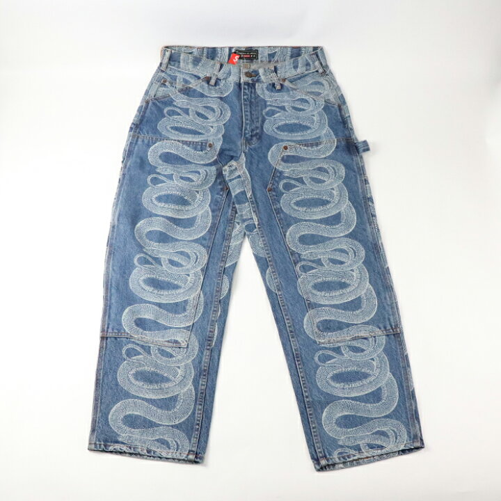 楽天市場】Supreme HYSTERIC GLAMOUR Snake Double Knee Denim Painter  